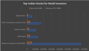 top Indian stocks for retail investors