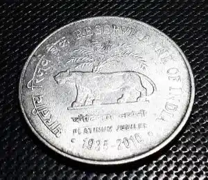 Platinum Indian coin